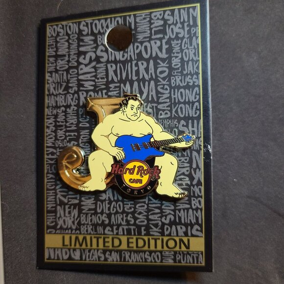Hard Rock Cafe Sumo Wrestler Limited Ed Puzzle Pin Badge Japan Tokyo US SELLER - Picture 2 of 5